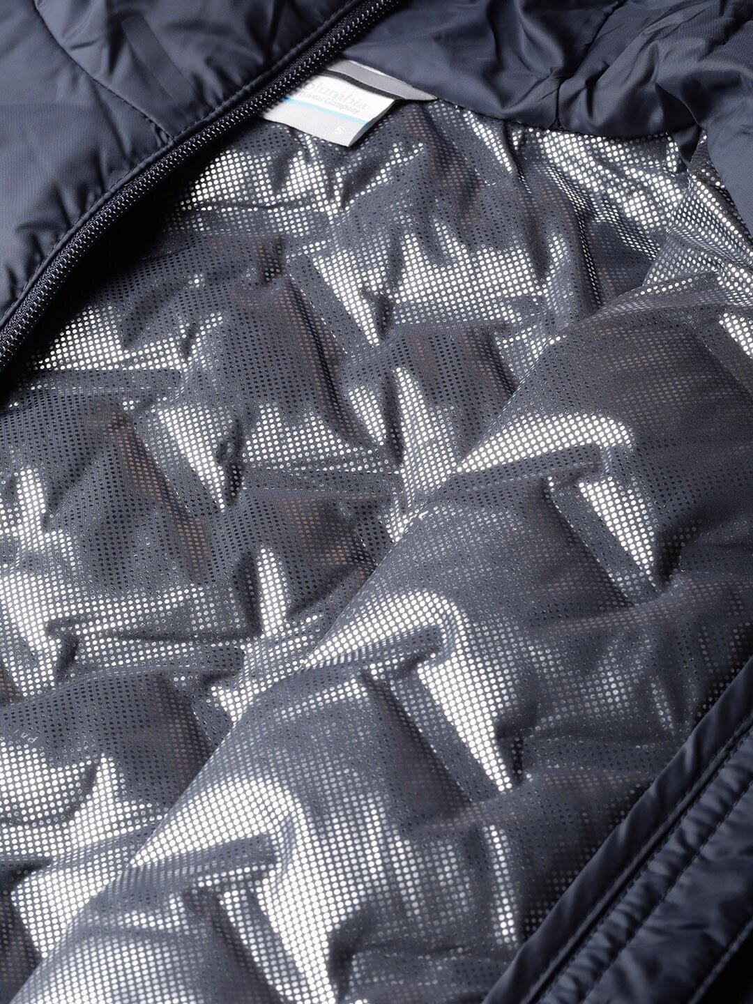 Columbia Women Blue Delta Ridge Down Hooded Jacket