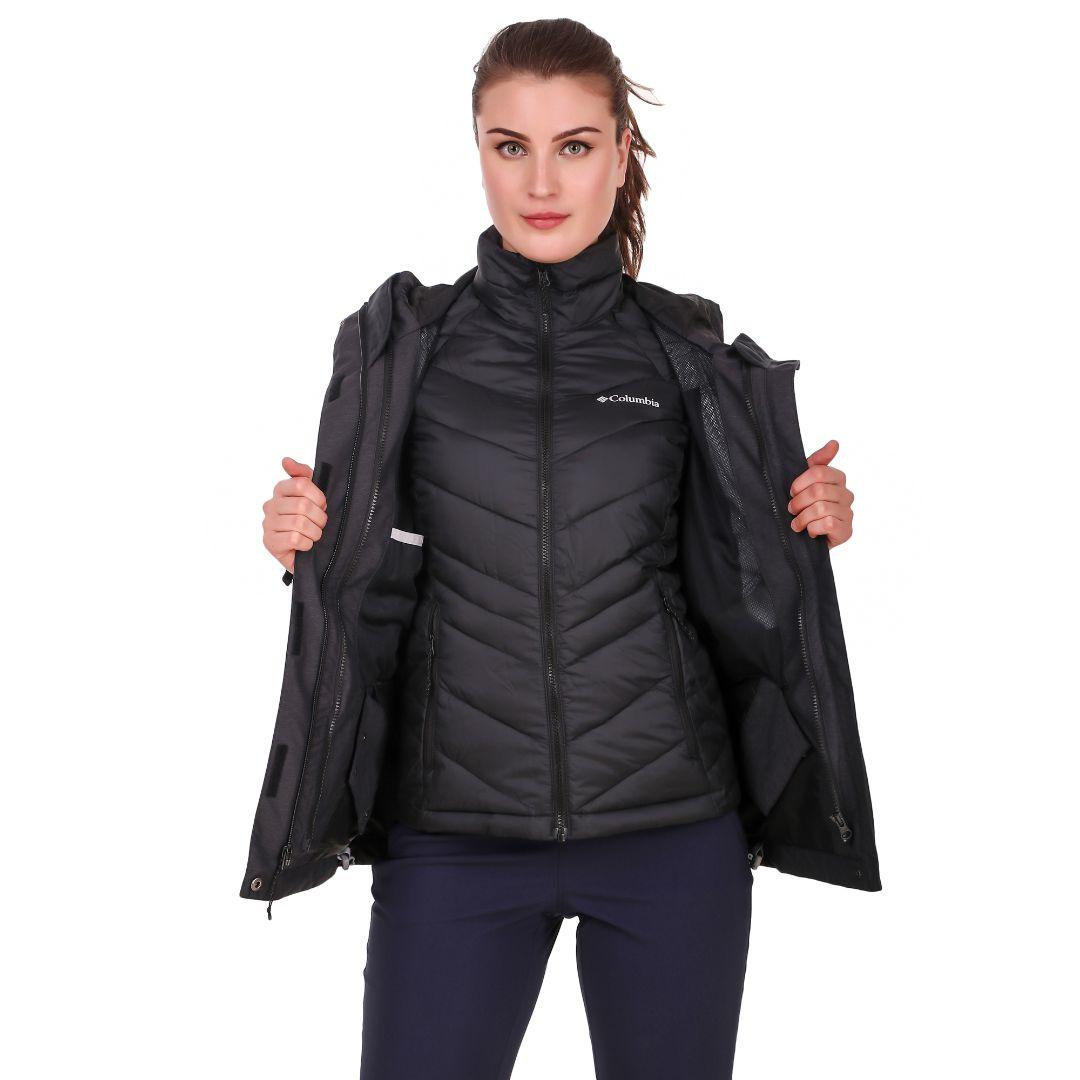 Columbia Women Black Whirlibird IV Interchange Jacket