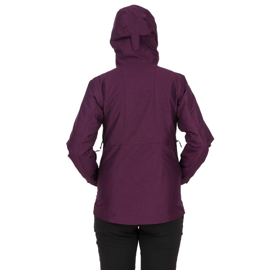 Columbia Women Maroon Whirlibird IV Interchange Jacket