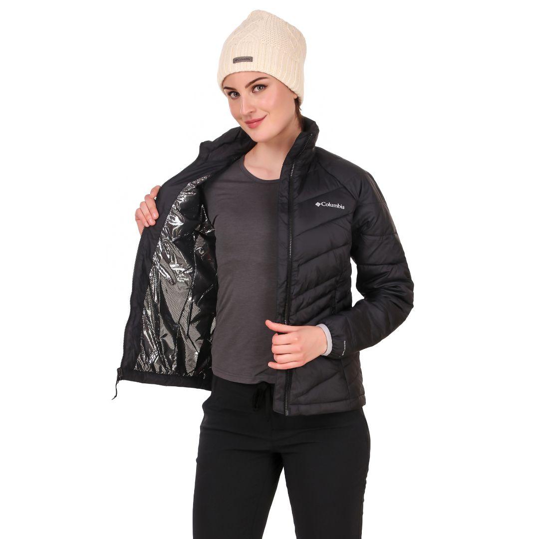 Columbia Women Maroon Whirlibird IV Interchange Jacket
