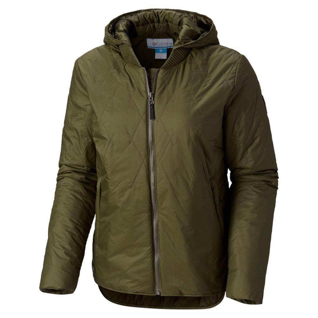 Columbia Women Green Castle Crest Jacket
