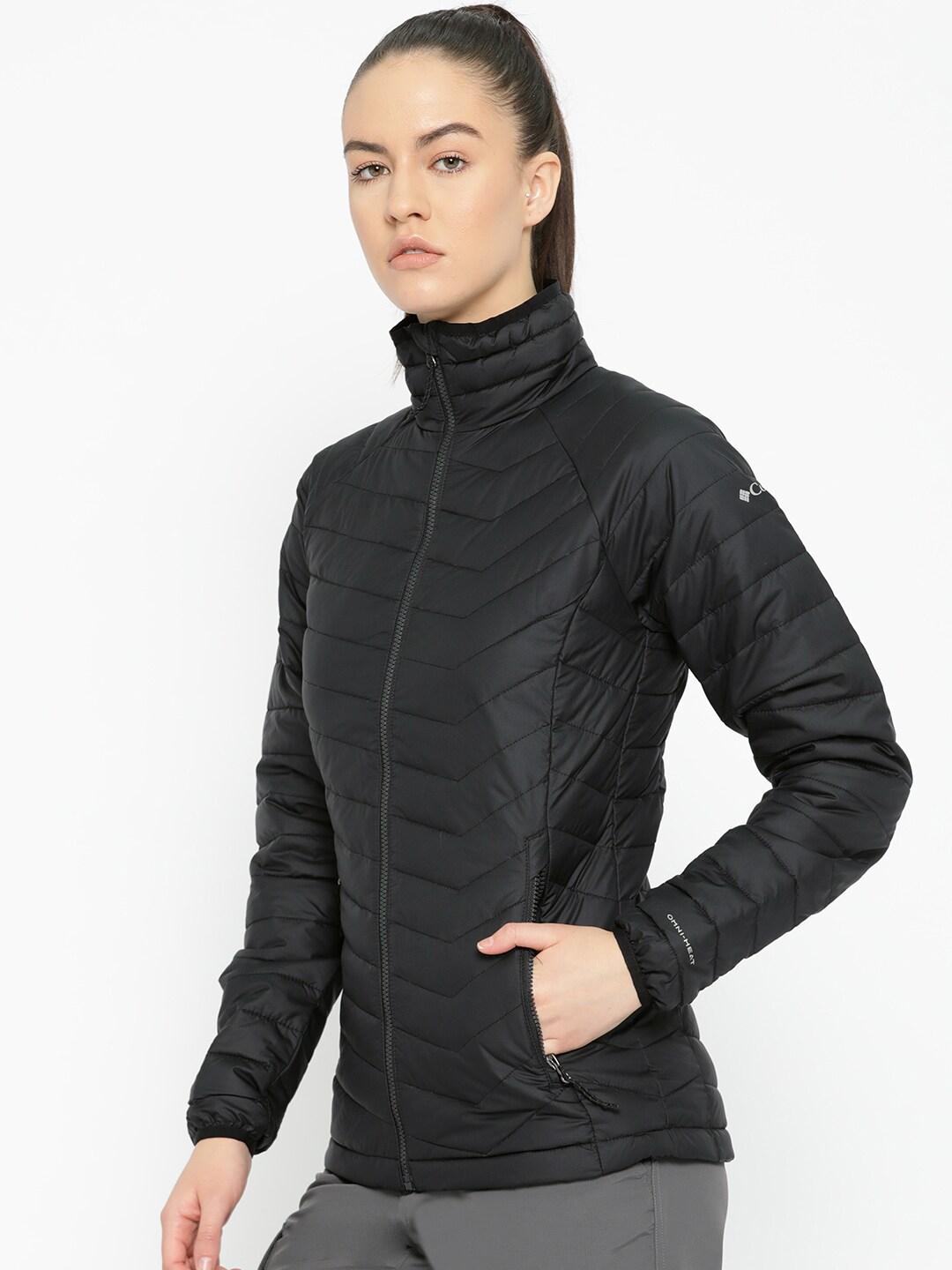 Columbia Women Black Powder Lite Jacket