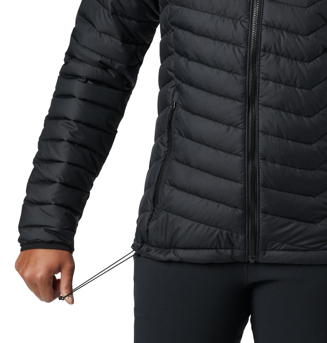 Columbia Women Black Powder Lite Hooded Jacket