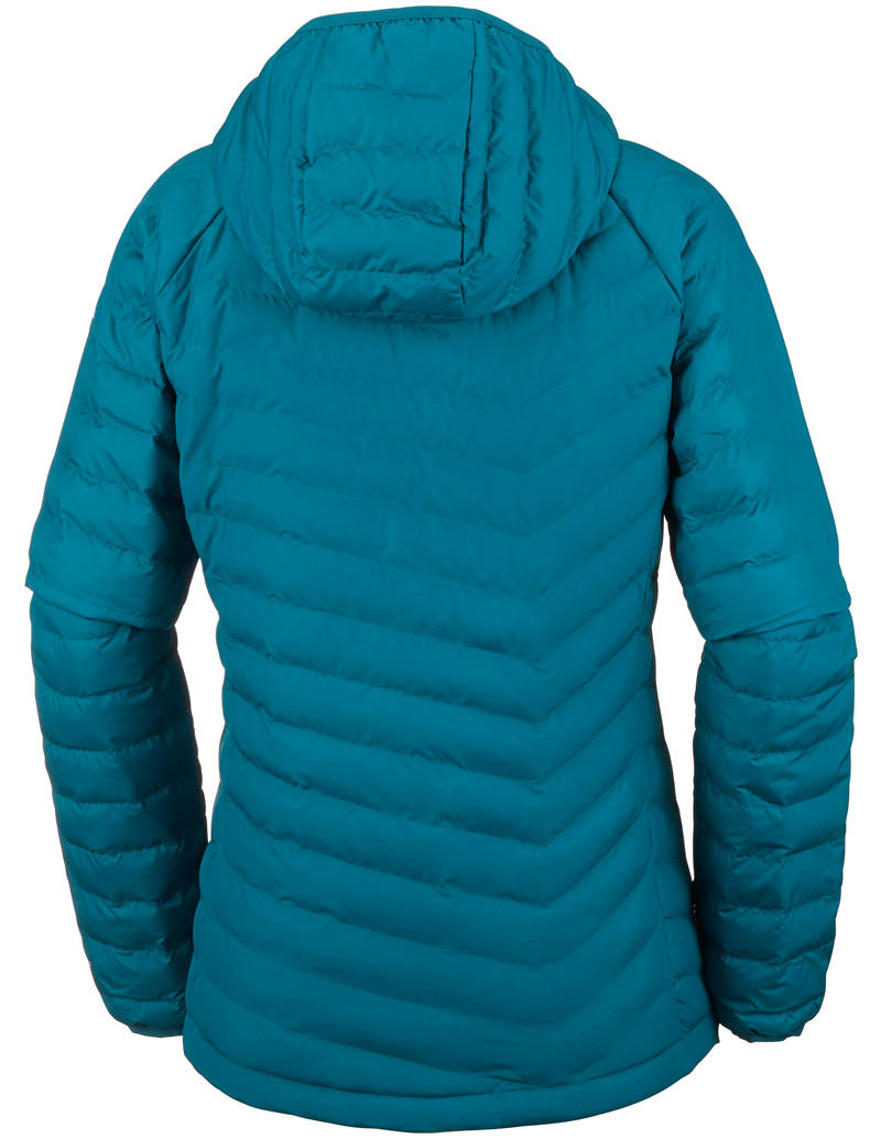 Columbia Women Blue Powder Lite Hooded Jacket