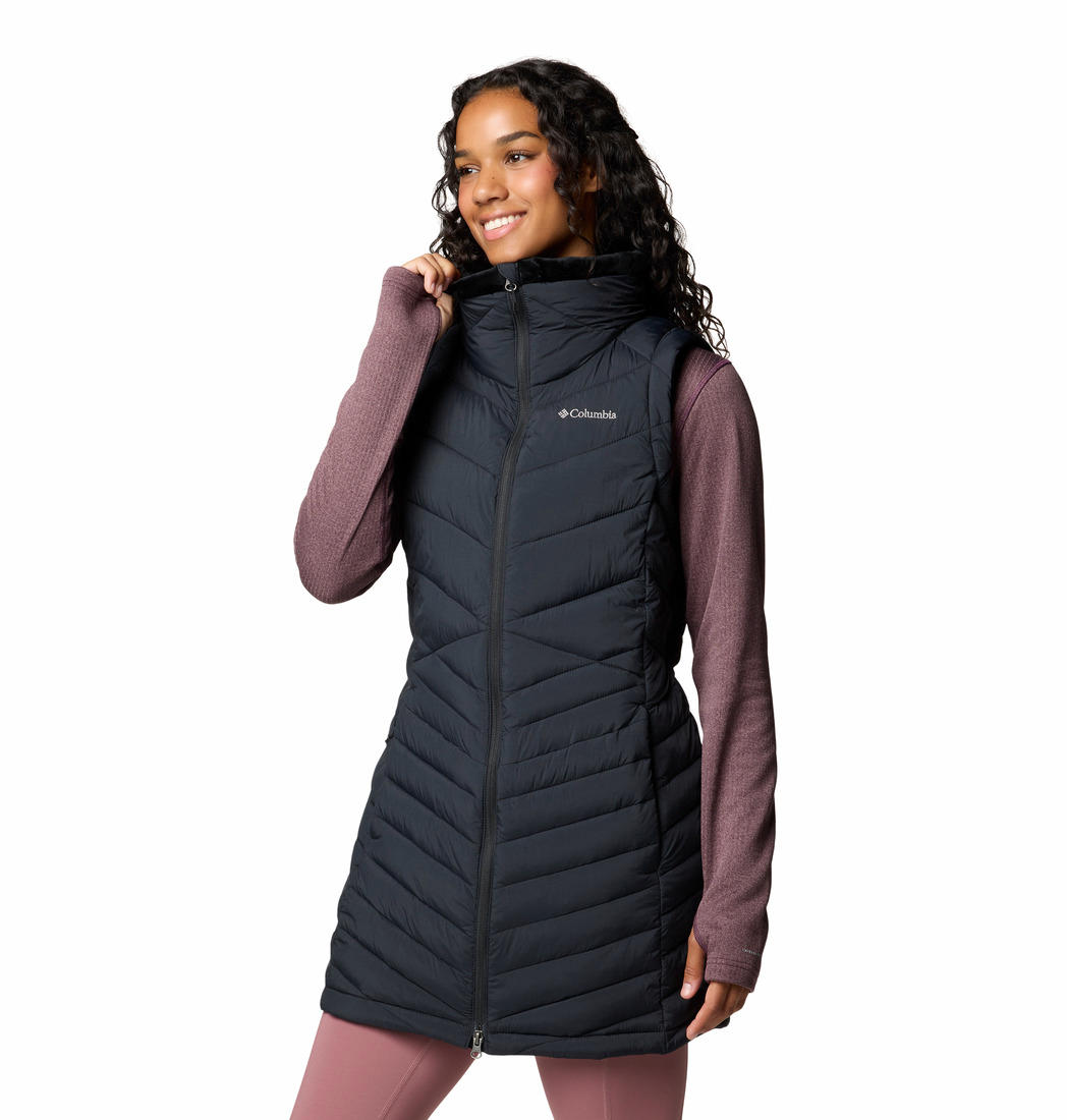 Columbia Womens Black Joy Peak II Long Vest