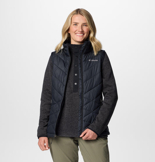 Columbia Womens Black Omni-Heat Reflective Heavenly II Vest