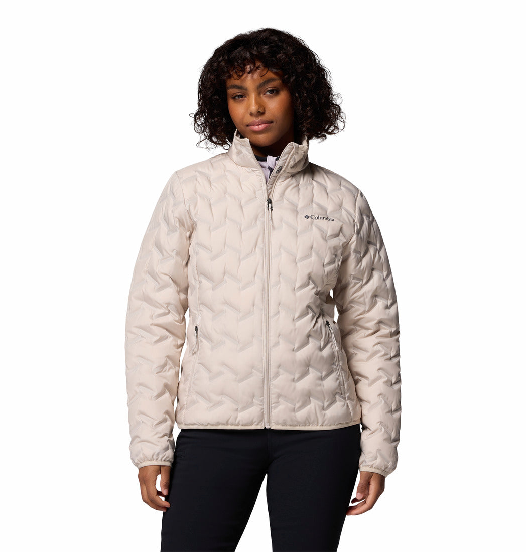 Columbia Women Beige Delta Ridge II Down Jacket (Plus Size)