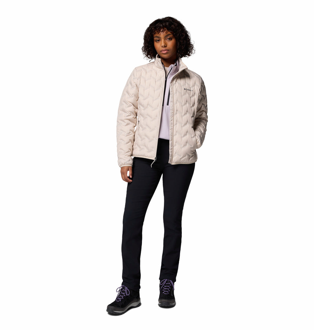 Columbia Women Beige Delta Ridge II Down Jacket (Plus Size)