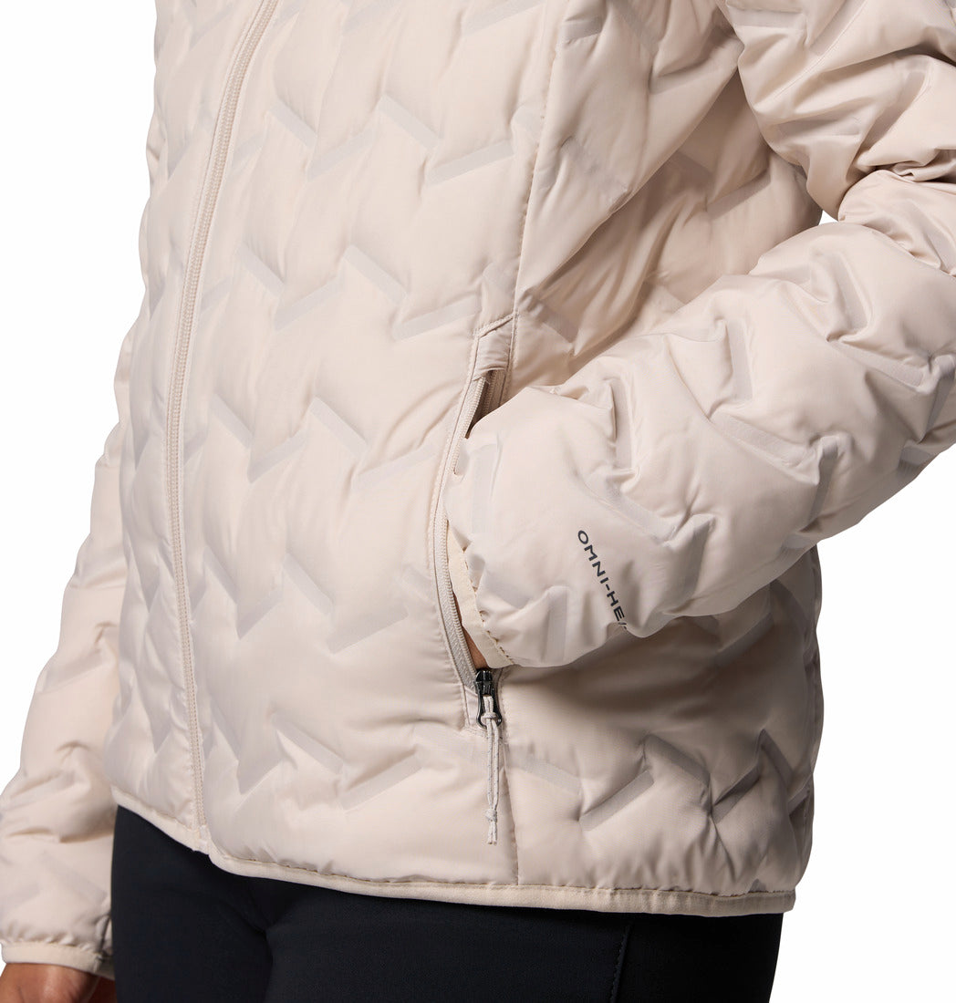 Columbia Women Beige Delta Ridge II Down Jacket (Plus Size)