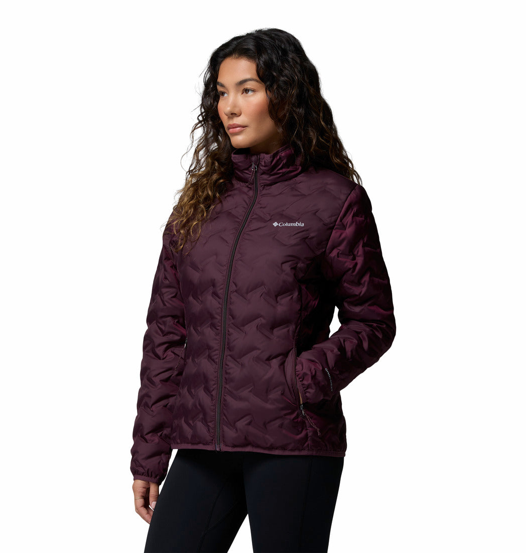 Columbia Women Red Omni-Heat Reflective Delta Ridge II Down Jacket
