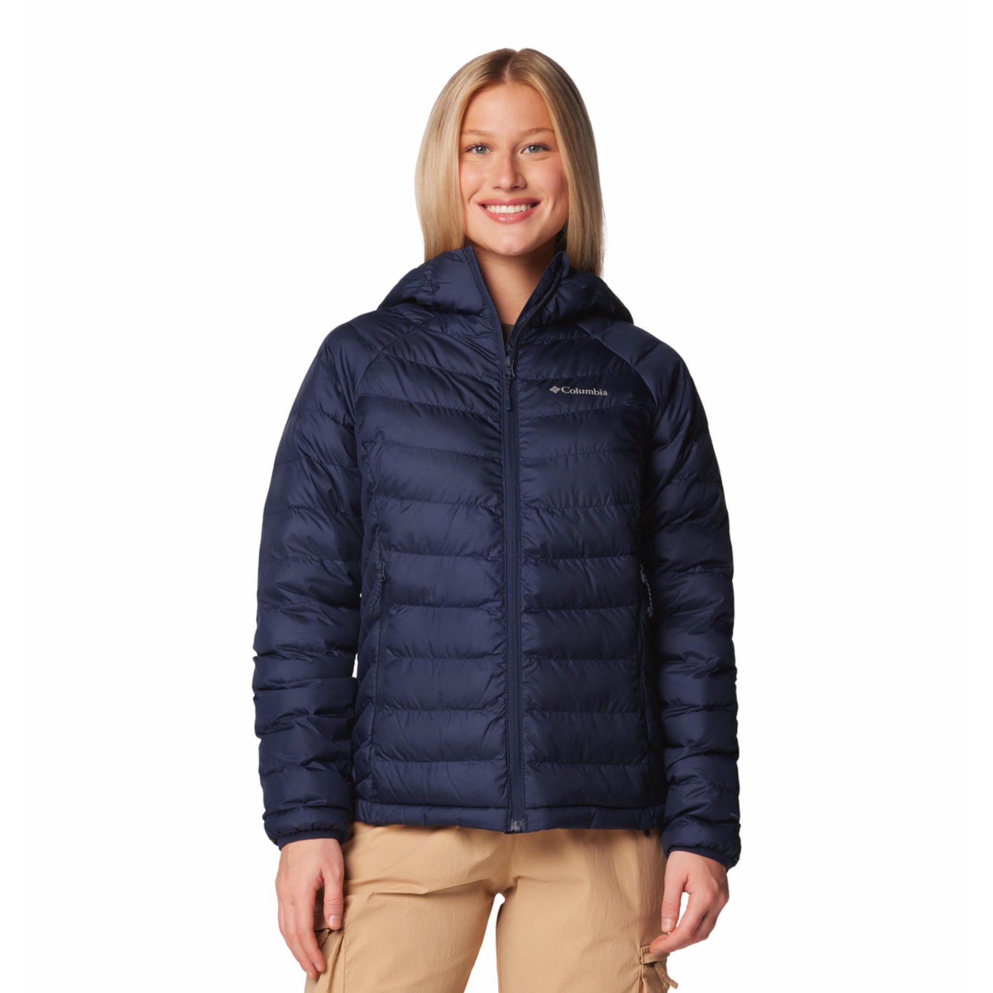 Columbia Women Blue Powder Lite II Hooded Jacket – Adventuras India
