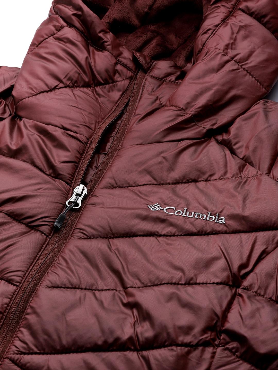 Columbia Women Maroon Joy Peak Mid Jacket