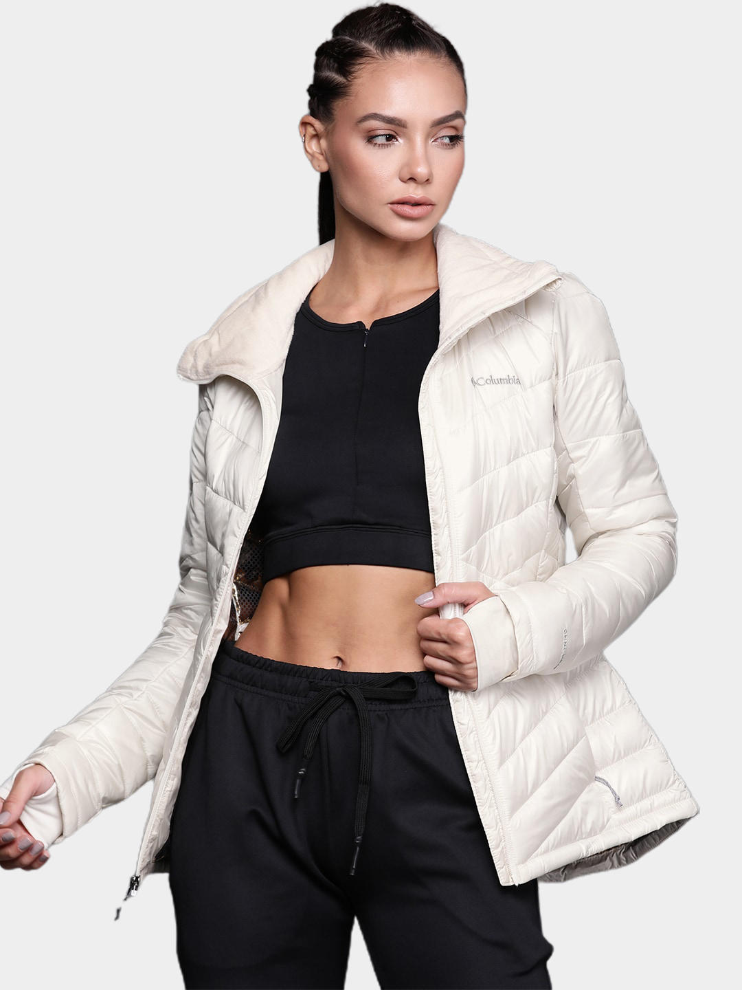 Columbia Women White Joy Peak Jacket