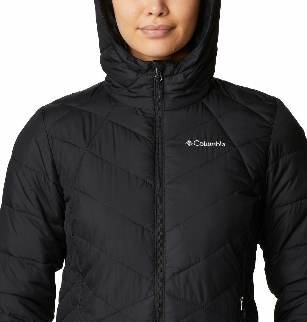 Columbia Women Black Heavenly Hooded Jacket