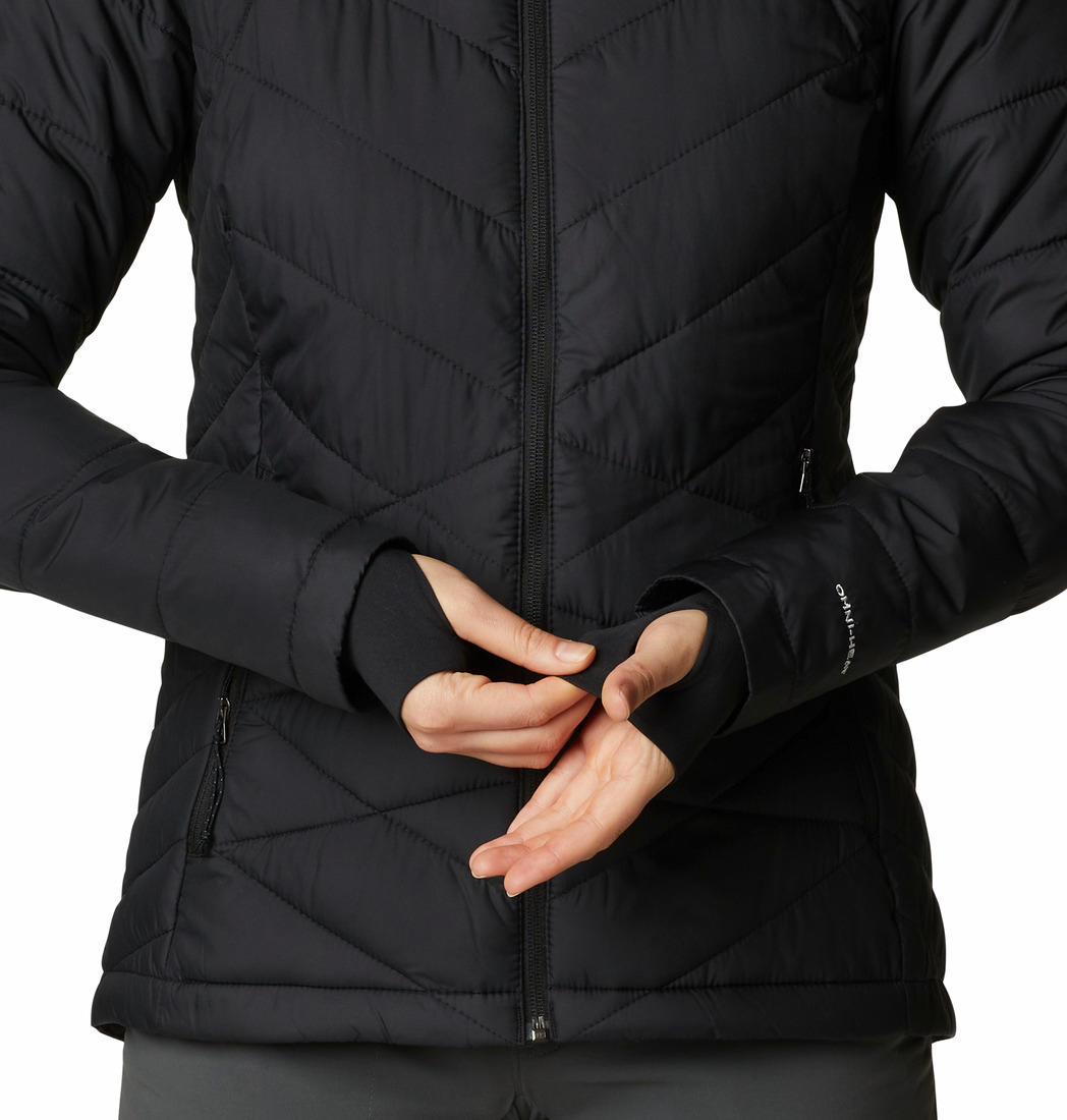 Columbia Women Black Heavenly Hooded Jacket