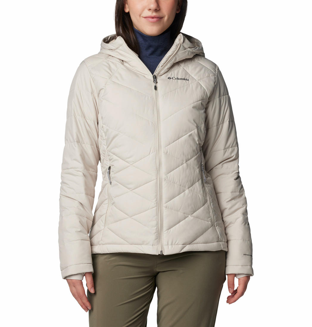 Columbia Womens Off White Heavenly Hooded Jacket