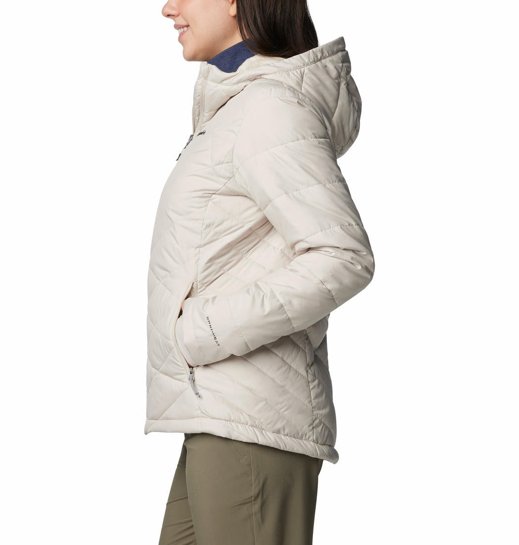 Columbia Womens Off White Heavenly Hooded Jacket