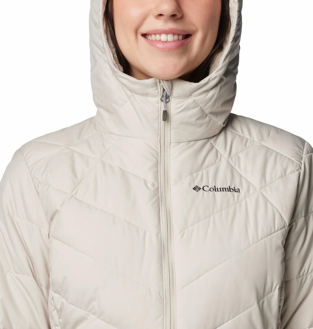 Columbia Womens Off White Heavenly Hooded Jacket