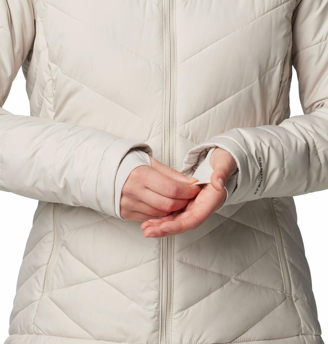 Columbia Womens Off White Heavenly Hooded Jacket