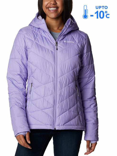 Columbia Women Purple Heavenly Hooded Jacket