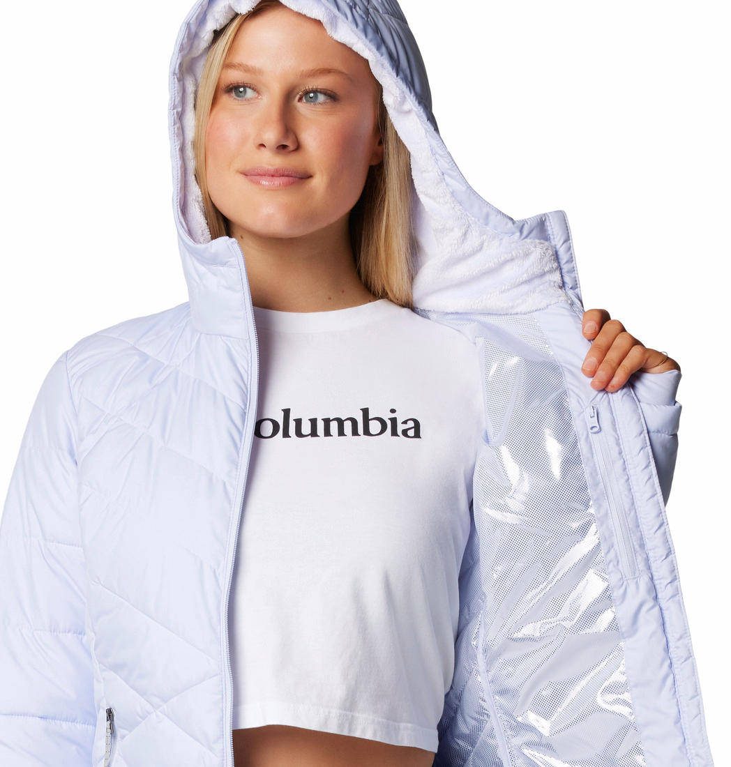 Columbia Womens Purple Heavenly Hooded Jacket