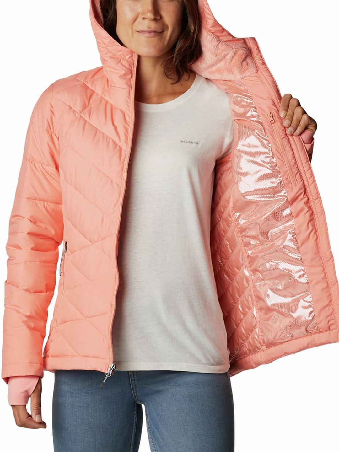 Columbia Women Peach Heavenly Hooded Jacket