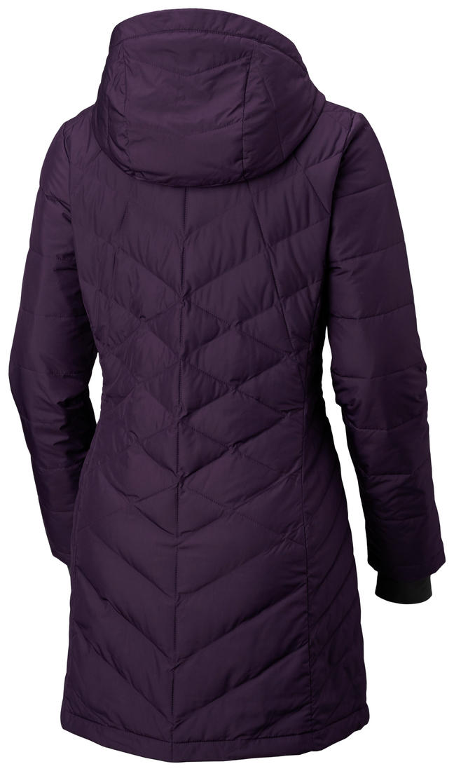 Columbia Women Purple Heavenly Long Hooded Jacket