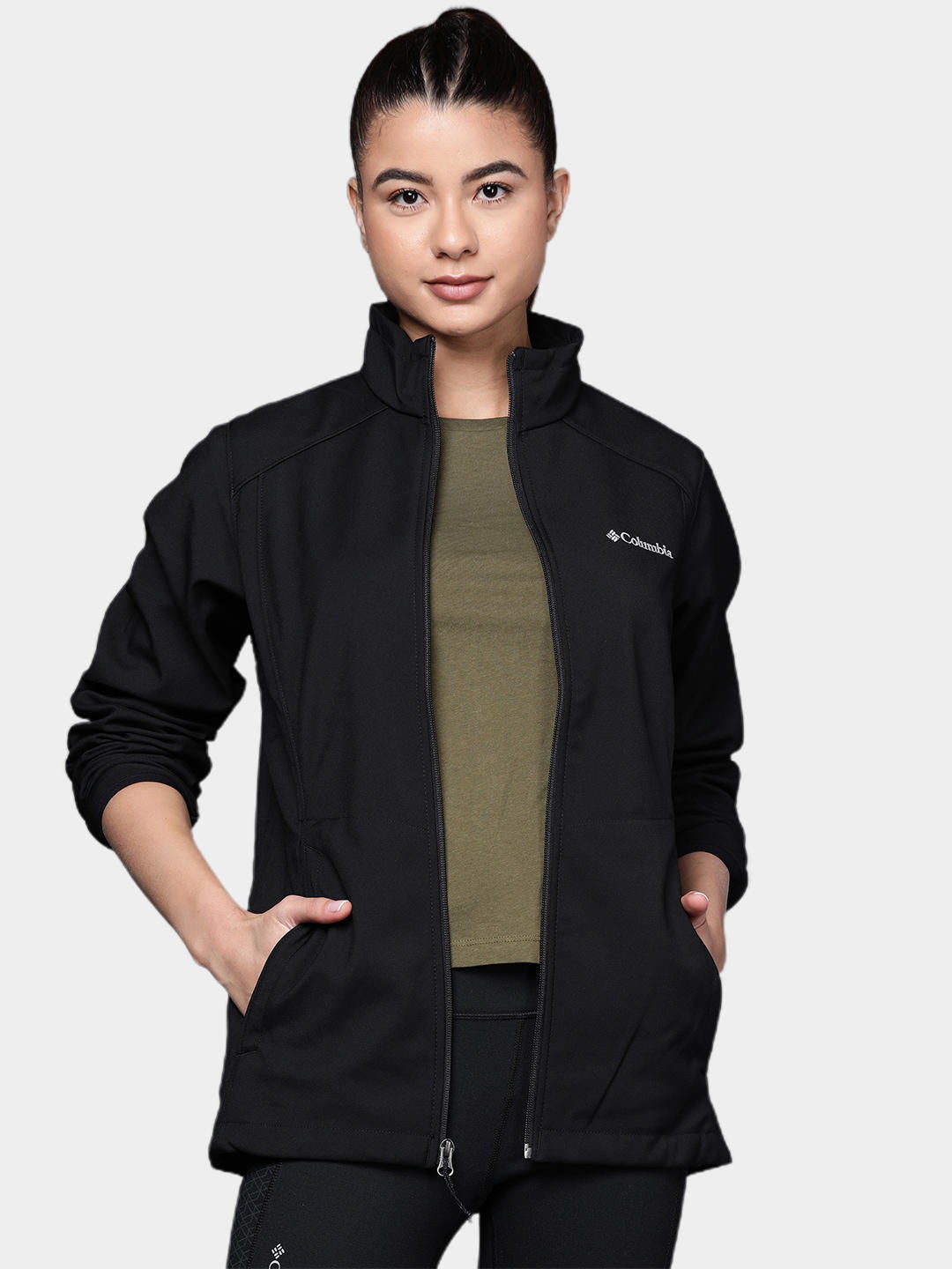 Columbia Women Black Kruser Ridge II Soft Shell Jacket