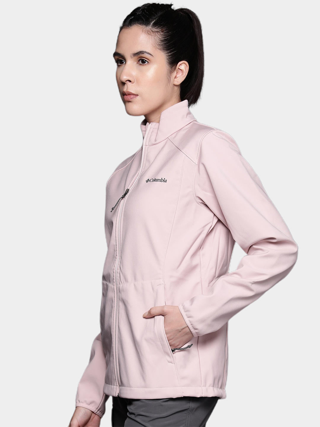 Columbia Women Pink Kruser Ridge II Soft Shell Jacket