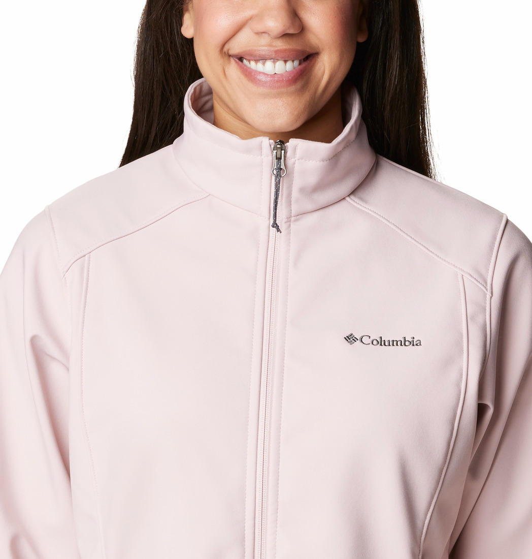 Columbia Women Pink Kruser Ridge II Soft Shell Jacket