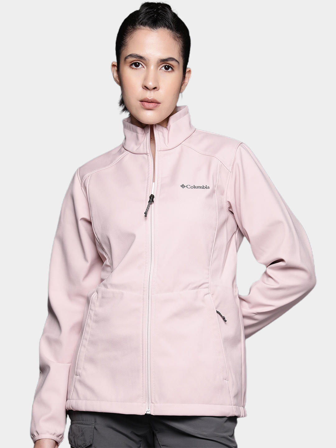 Columbia Women Pink Kruser Ridge II Soft Shell Jacket