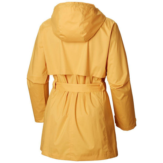 Columbia Women Yellow Pardon My Trench Rain Jacket