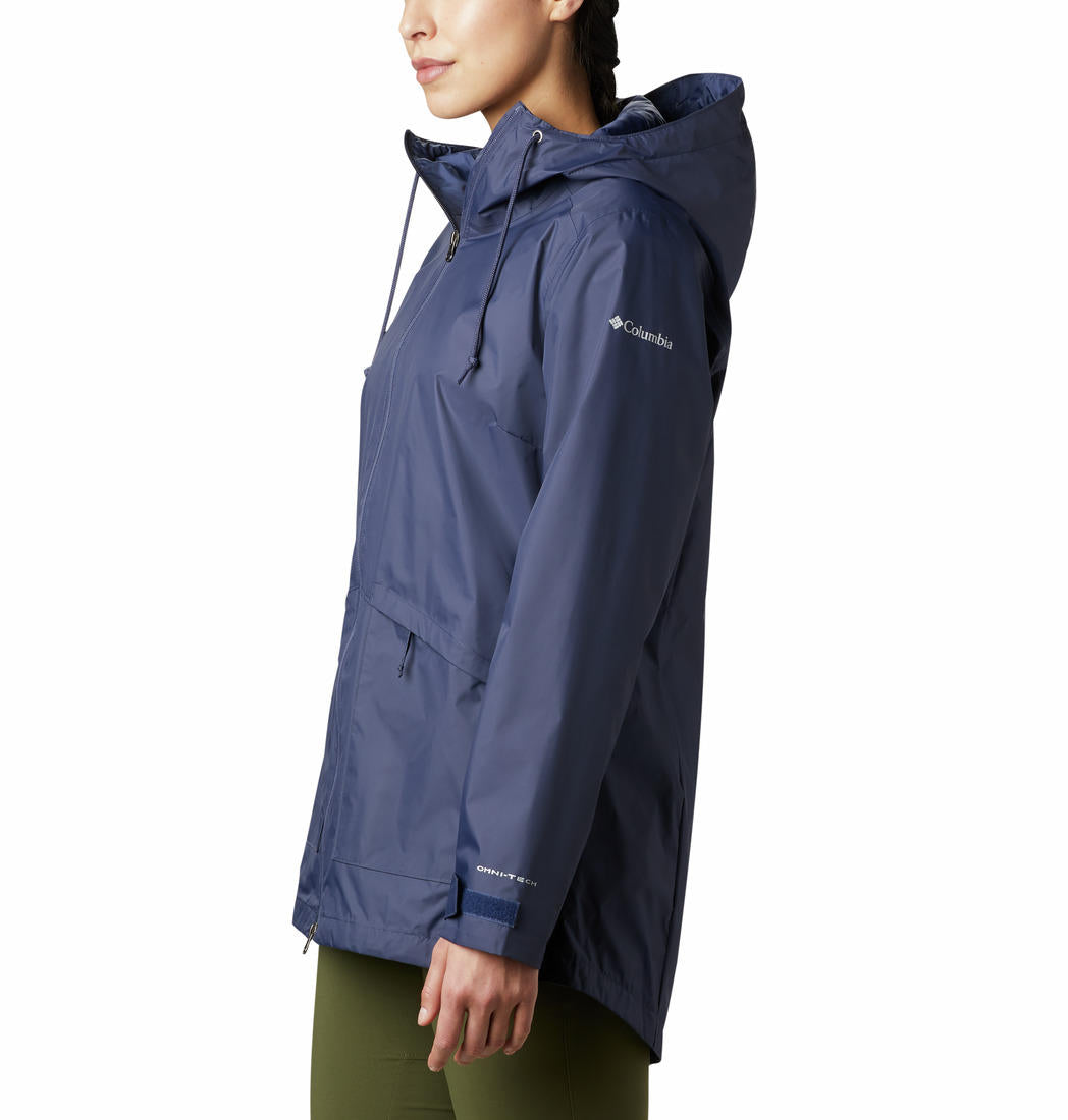 Columbia Women Blue Arcadia Casual Jacket Waterproof