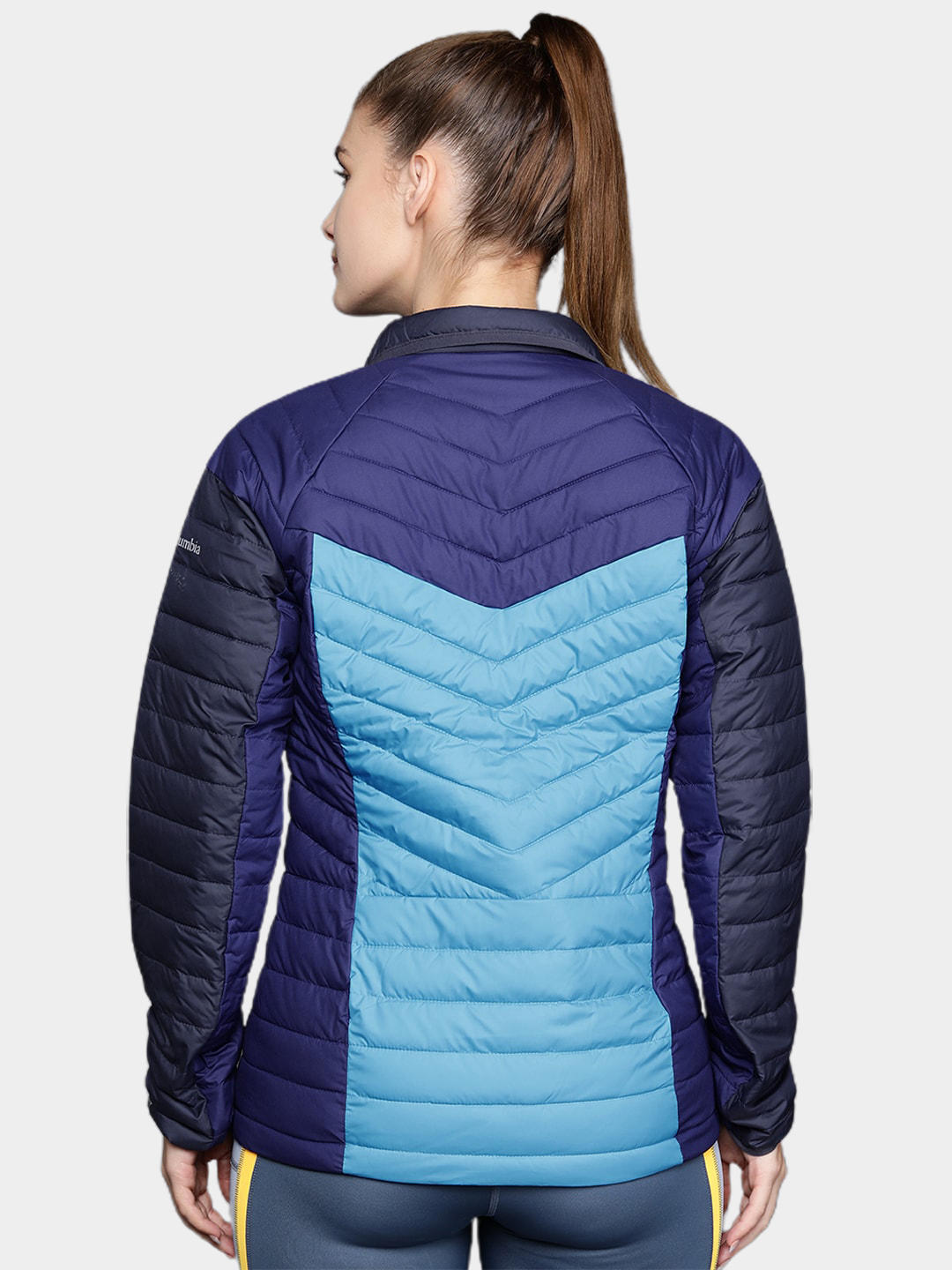 Columbia Women Blue Powder Lite II Full Zip Jacket