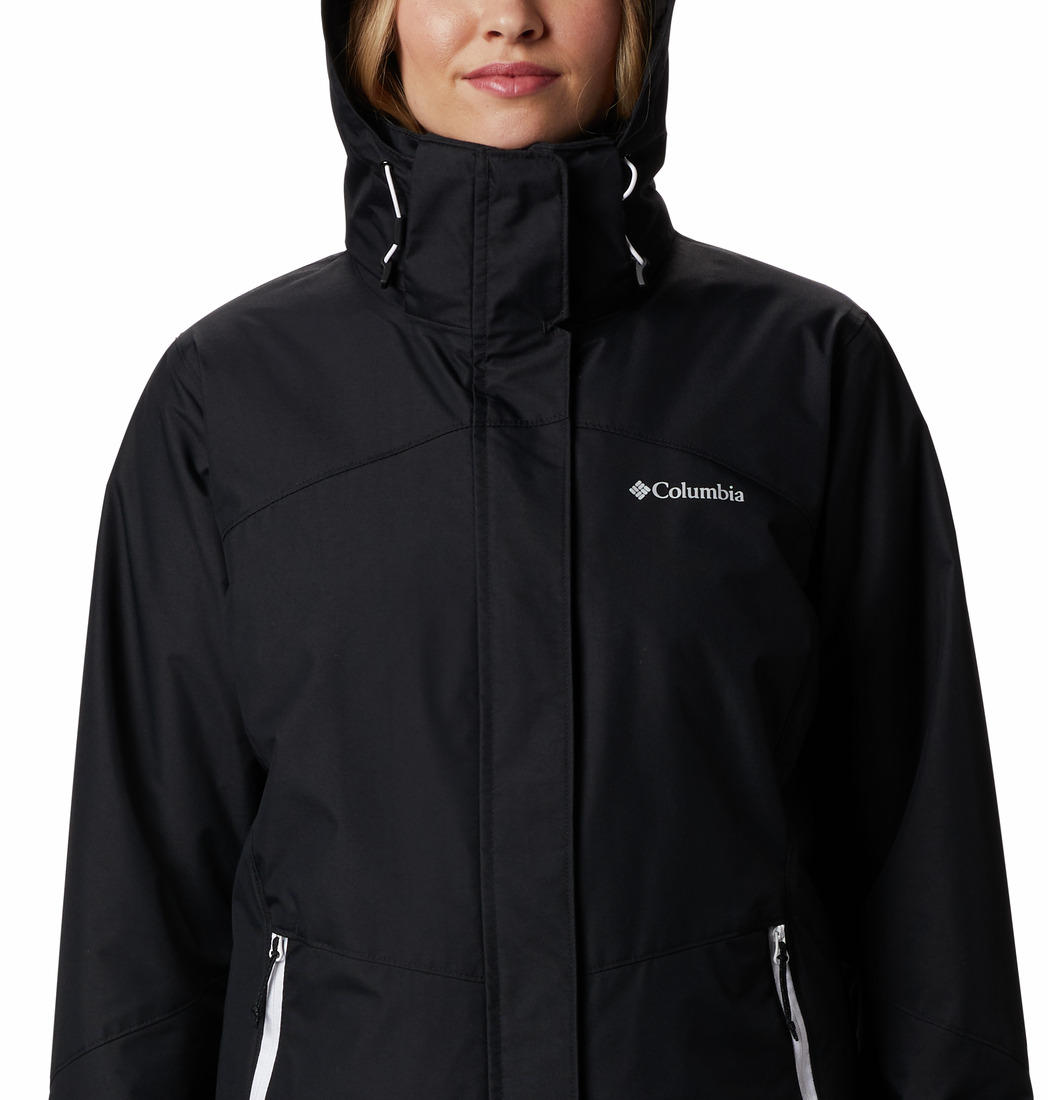 Columbia Women Black Bugaboo II Fleece Interchange Jacket