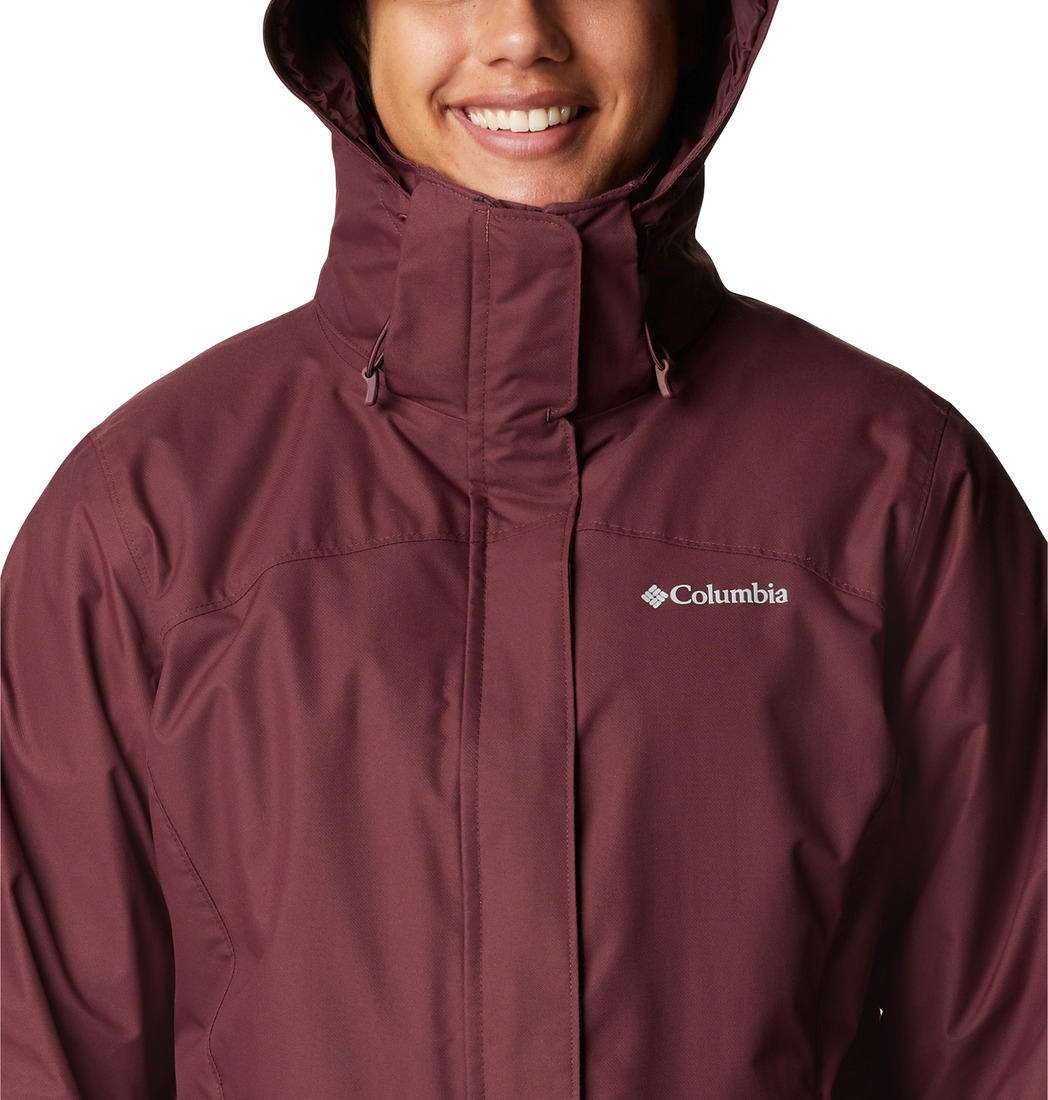Columbia Women Red Bugaboo II Fleece Interchange Jacket