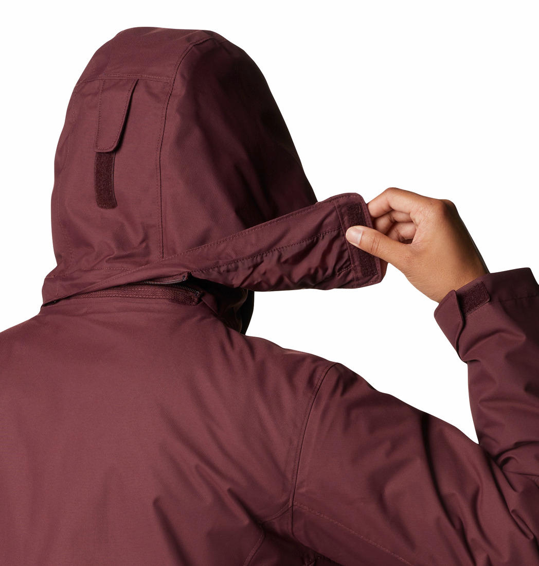 Columbia Women Red Bugaboo II Fleece Interchange Jacket