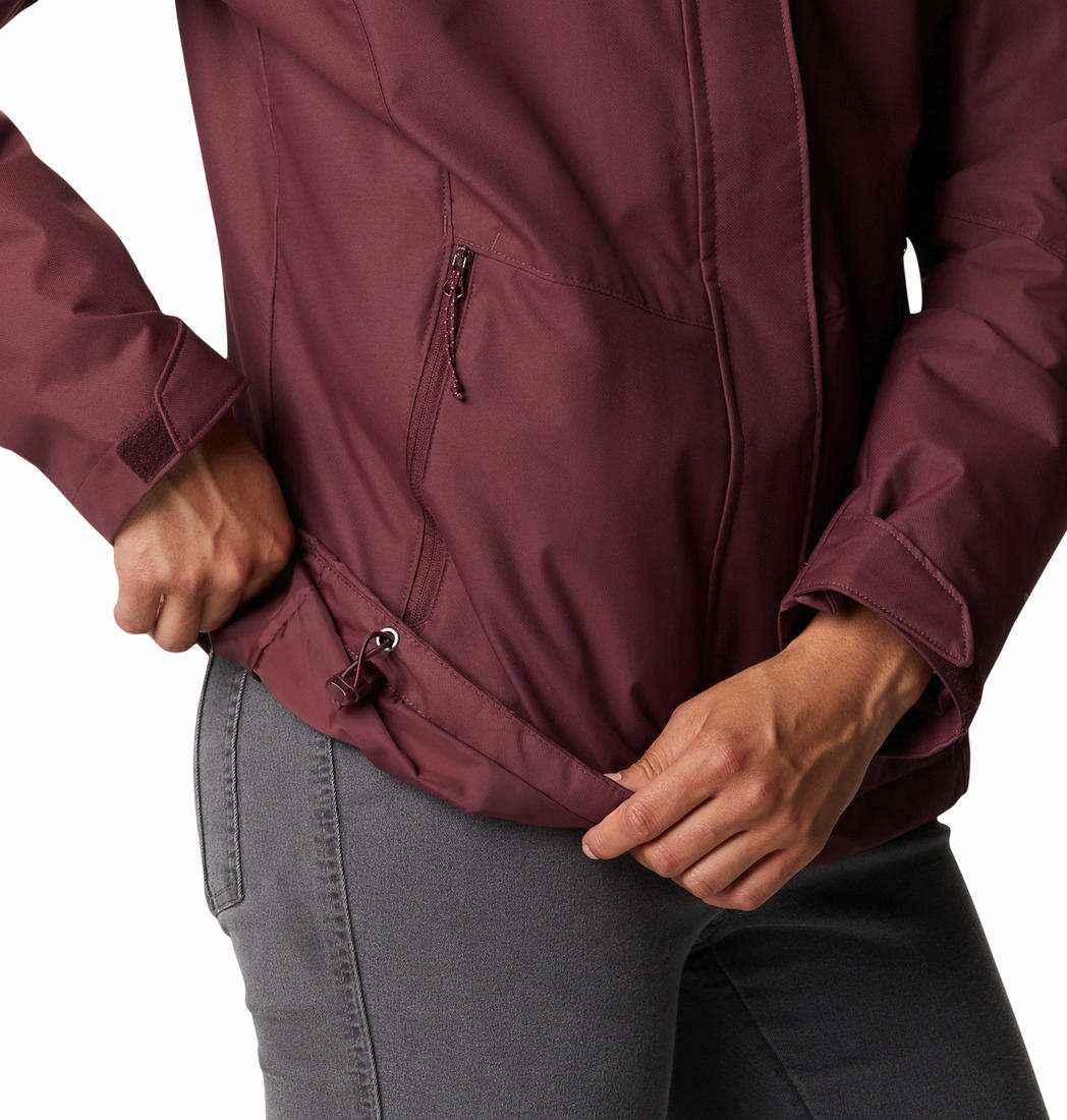 Columbia Women Red Bugaboo II Fleece Interchange Jacket