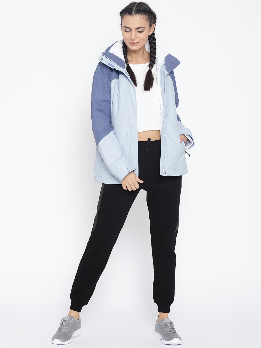 Columbia Women Blue Bugaboo II Insulated Interchange Jacket