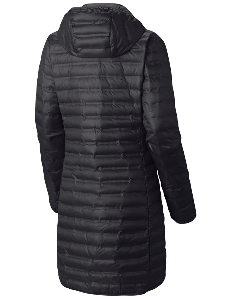 Columbia Women Black Flash Forward Long Down Jacket
