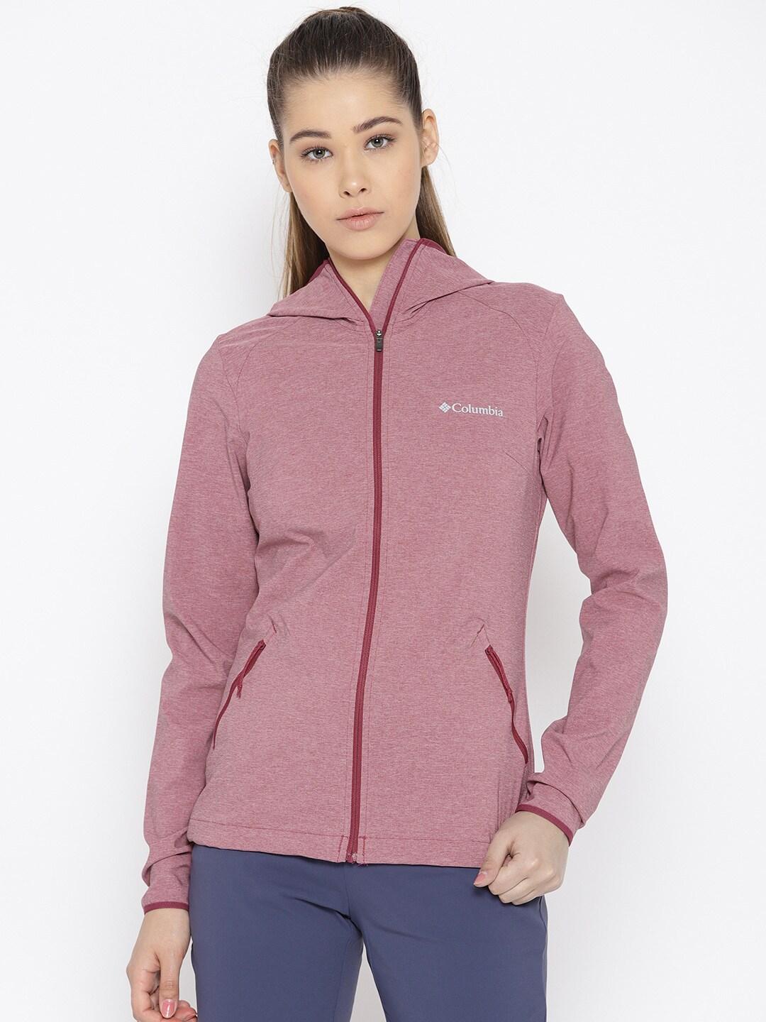 Columbia Women Purple Heather Canyon Softshell Jacket