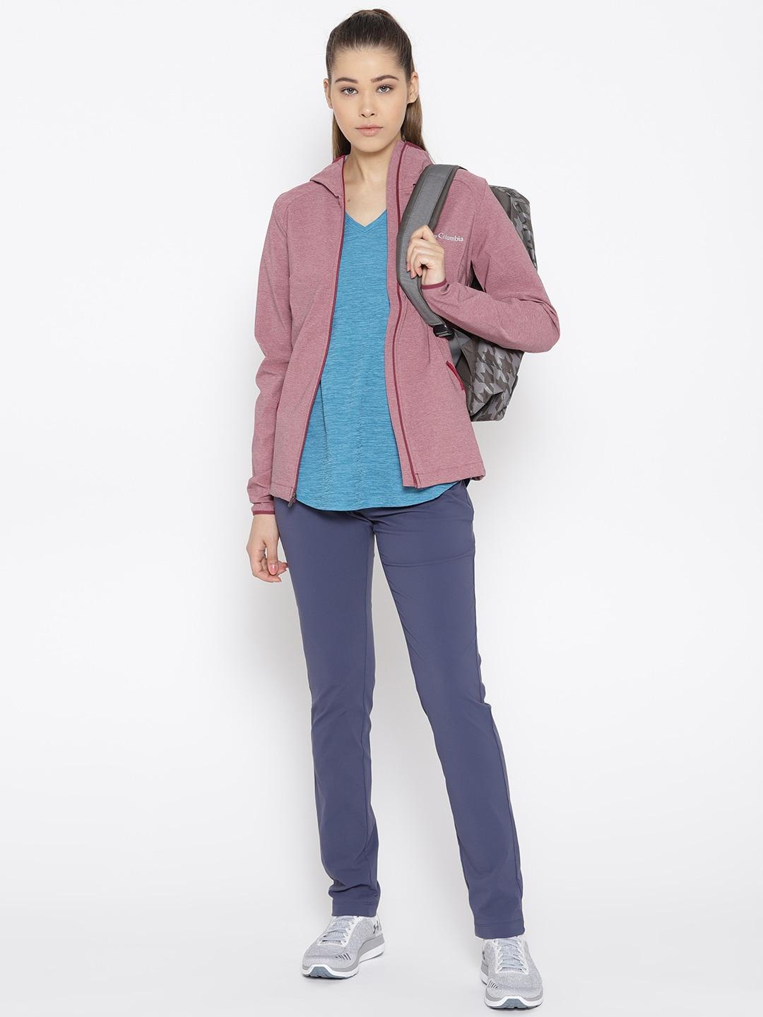 Columbia Women Purple Heather Canyon Softshell Jacket