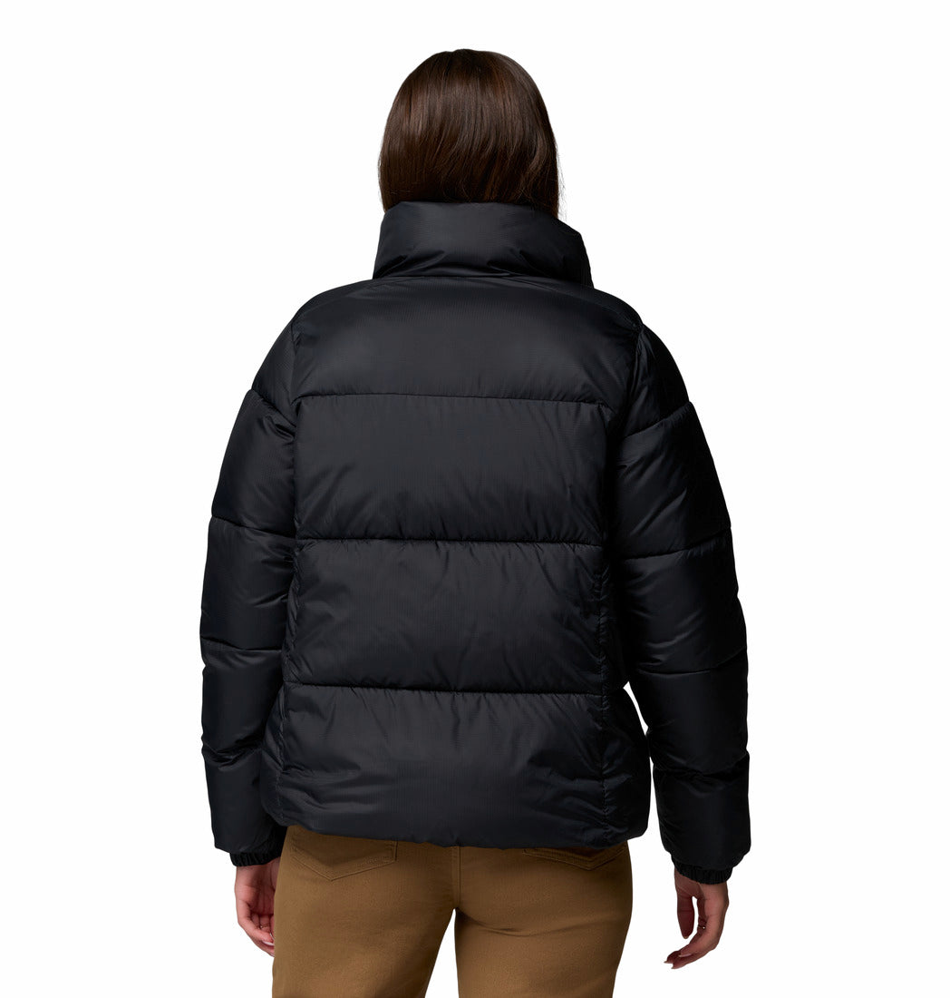 Columbia Women Black Puffect II Full Zip Jacket (Plus Size)