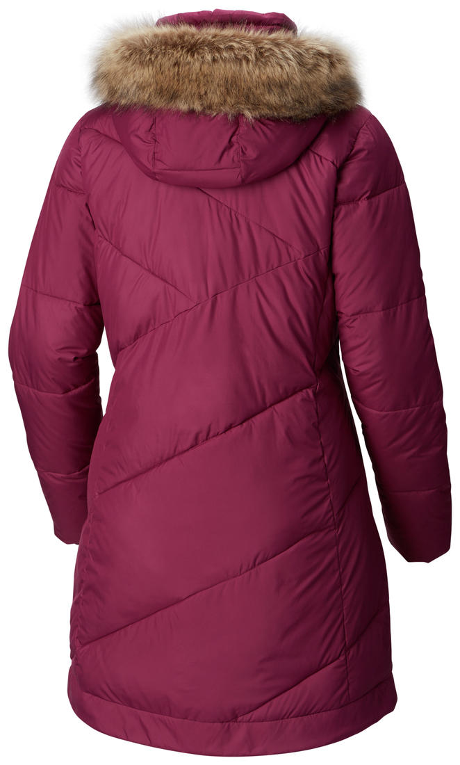 Columbia Women Maroon Snow Eclipse Mid Jacket
