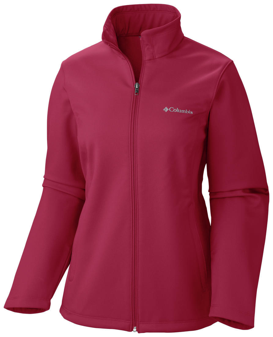 Columbia Women Red Kruser Ridge Softshell