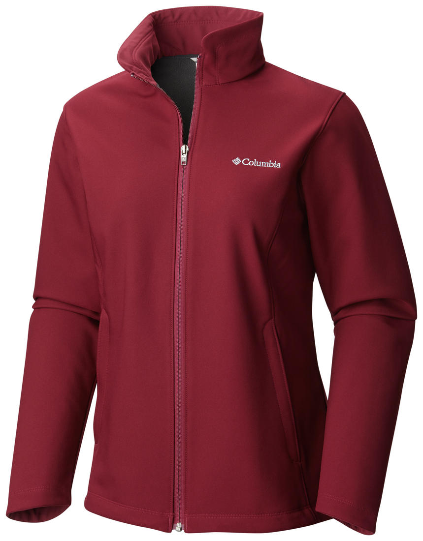 Columbia Women Red Kruser Ridge Softshell