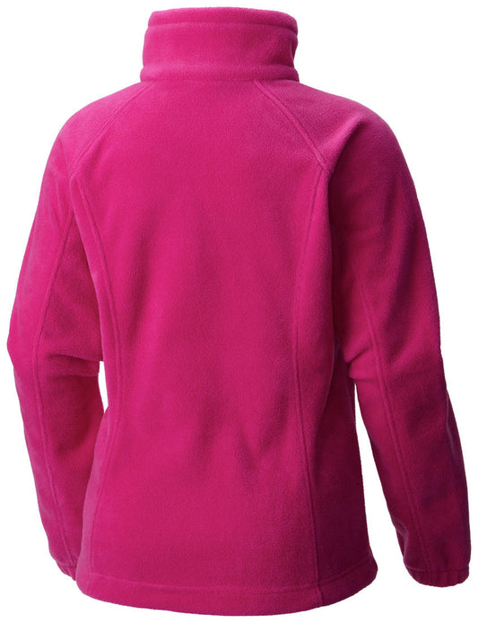 Columbia Women Red Benton Springs Full Zip Fleece Jacket