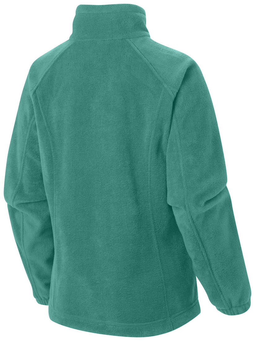 Columbia Women Green Benton Springs Full Zip Fleece Jacket