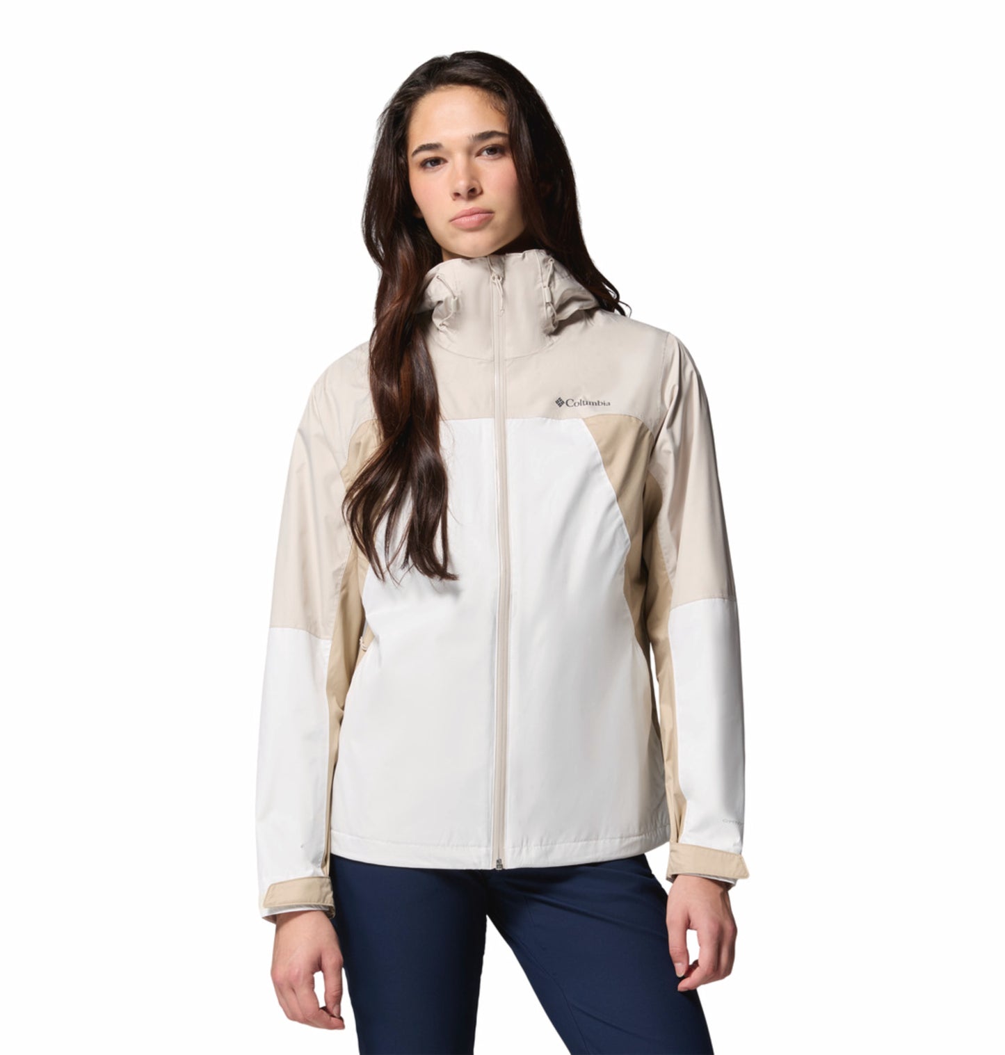 Columbia Women Omni-Tech Inner Limits IV Off-White Rain Jacket