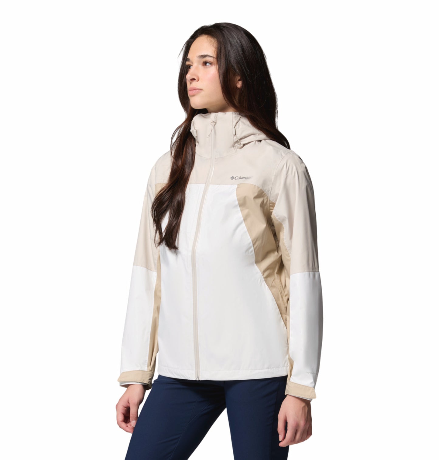 Columbia Women Omni-Tech Inner Limits IV Off-White Rain Jacket